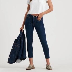 Lucky Brand Blue Ankle Cropped Jeans